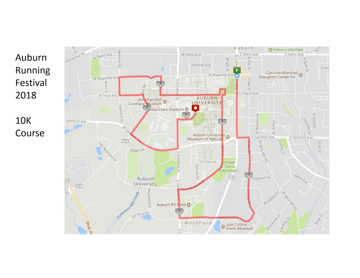 Auburn Running Festival on Athlinks